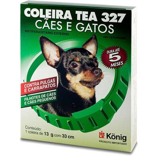 Coleira TEA 327 Pequena 33cm - Contra Pulgas e Carrapatos P/ Cães (1)