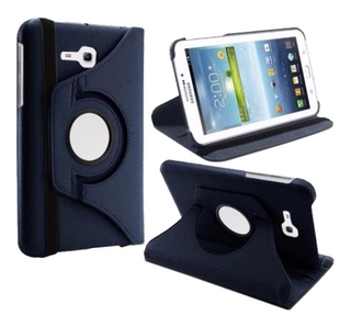 Kit Capa Giratoria + Pelicula Vidro Samsung Tablet Galaxy Tab3 7 Lite 2014 T113 T116