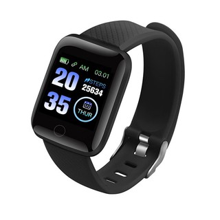 Smartwatch 116 Plus Esportivo à Prova d’Água / Pulseira com Monitor de Frequência Cardíaca/Pressão/Pedômetro D13/Android