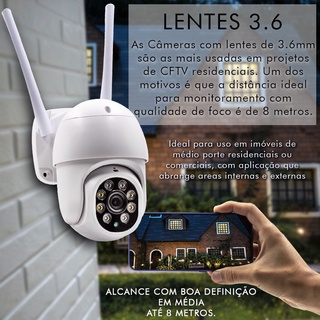 Câmera De Segurança Ip Wifi Externa Auto Tracking Ip66 Ptz Haiz HZ-A9 (3)