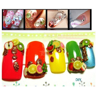 1000 Peças / Pacote Adesivo De Unha De Frutas 3d Para Arte Em Unhas Diy | 1000pcs/pack Finger 3D Fruit Nail Sticker DIY Nail Art (5)