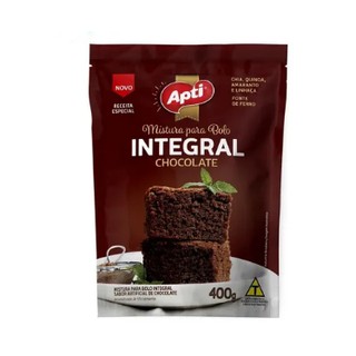Mistura para bolo integral de chocolate com quinoa e linhaça Apti 400g (1)