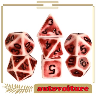 Acrylic Polyhedral Dice Multi Sided Dice for Table Games Role Playing Games