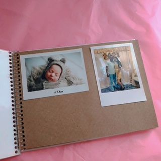 Album 15x21CM com 15 Folhas (30 Páginas) Kraft Personalizado para Fotos Polaroid/Scrapbook Namorados (4)