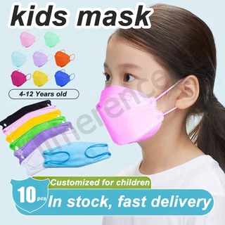 Kit 10 Mascara N95 Pff2 Infantil Máscara Proteção KN95 KF94 Criança Estampada
