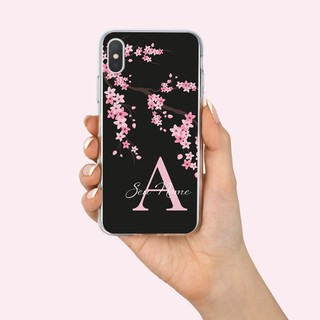 Capa Capinha de Celular Monograma Cherry Blossom