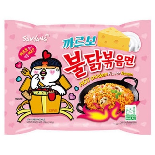 Lamen Coreano Hot Chicken Ramen - Carbonara 130g Miojo Coreano