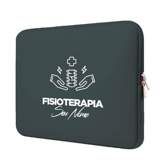 Capa Case Pasta Maleta Notebook Macbook Personalizada Neoprene 15.6/14.1/13.3/12.1/11.6/17.3/10.1 Fisioterapia 2