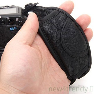 Universal Slr Oval Alça De Pulso Da Câmera Cinto De Mão Macio Wrist Band Substituição Para Nikon / Canon Dslr Camera