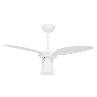 Ventilador de Teto Ventisol Premium Wind Light 3 Pás Branco 127v 130w
