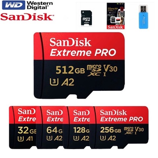 Cartão Micro Sd Sandisk Extreme Pro 128gb 64gb 32gb 256gb 512gb Cartão De Memória (1)