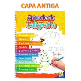 Livro Infantil Aprendendo Caligrafia Escolinha Todolivro Para Crianças A Partir De 04 Anos Atividades Apoio Alfabetização Alfabeto Números Pontilhados Colorir (3)