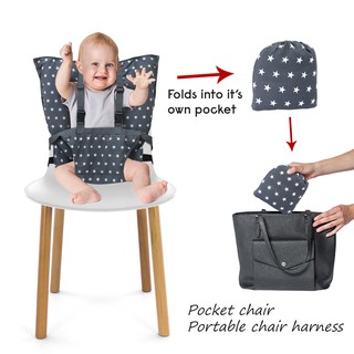 Portátil Do Bebê Cadeira Alta Arnês Assento De Segurança Para A Criança, Viagem Fácil De Alta Reforço Tampa De Assento Para Crianças Emen @ @ Der (2)