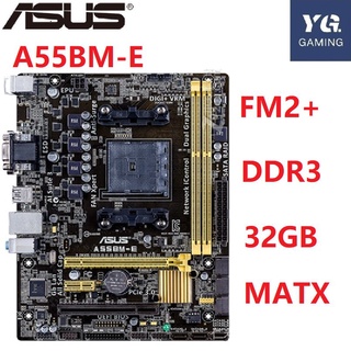 Placa Mãe Principal Para Asus A55BM-E FM2 DDR3 32GB AMD a55m A55 original SATA II mainboard Usado 6upl PnNd