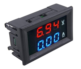 Voltimetro Amperimetro Digital Led Dc 100v 10a Shunt Interno