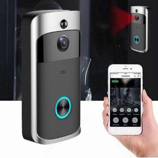 Smart Doorbell/Intercom with 720P Infrared Wi-Fi Camera and Security Recording System