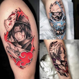 Tatuagem Naruto | Anime - Tattoo Akatsuki | Uchiha | Sasuke | Kakashi | Hinata