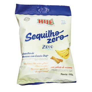 Sequilho de Banana com Canela Zero Hué (Sem Adição de Açúcares) Vegano Sem Glúten Sem Lactose 120g