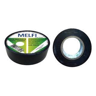Fita Isolante anti-chama MELFI 5Mx18MM 10Mx18 20Mx18 Cor Preta