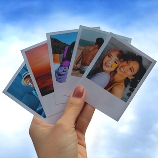 Pacote 18 polaroids (9x7cm) Papel fotográfico / para usar na carteira / para usar na capinha