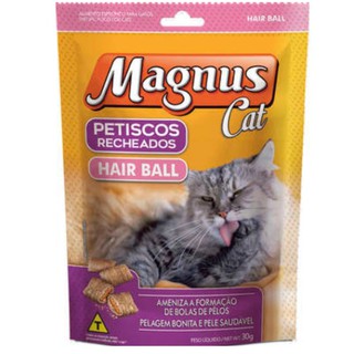Magnus Cat Petisco Recheado HairBall 30G - UN Pet (1)