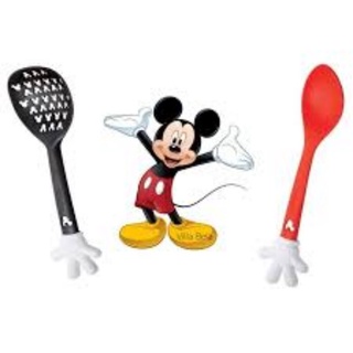 Colher Mickey Mouse - escumadeira Mickey Mouse - espátula Mickey Mouse - Concha Mickey Mouse Utensílios de cozinha linha Disney