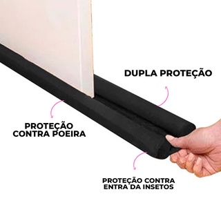 Protetor Rolinho Porta Vedação Dupla Residencial Casa Loja Anti Bicho + Brinde