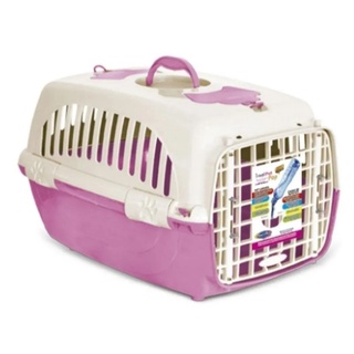 Caixa Transporte Plast Pet Travel Pet Pop para Cães e Gatos N02