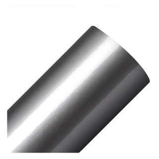 Adesivo Prata Tipo Inox Para Móveis Geladeira Fogão Decoração - 1m X 50cm