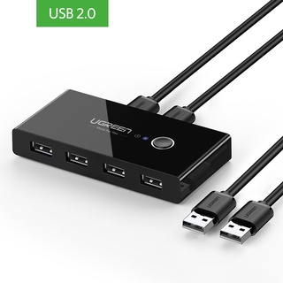 Hub Switch KVM Seletor USB2.0 2 PCs e 4 dispositivos - Ugreen