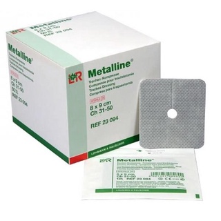Curativo Esteril Absorvente Metalline para Traqueostomia 8 X 9 CM