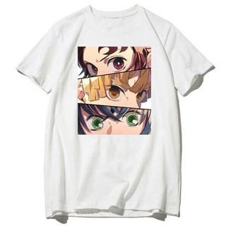 Camiseta Anime Kimetsu No Yaiba Demon Slayer Tanjiro Zenitsu Unissex Adulto G2 G3 e Infantil