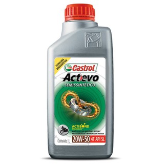 Óleo Castrol Actevo Moto 4t 20w50 Semi Sintético Sl 1L