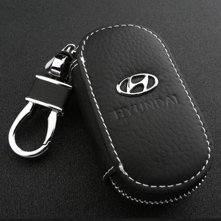 Capa De Proteção Especial De Couro Para Chave De Carro Hyundai (2)