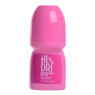 Desodorante Rosa Hi & Dri Roll-on Powder Fresh Anti Transpirante | 50ml