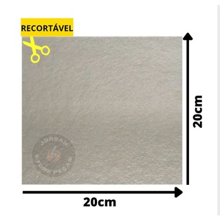 Placa de Mica Para Microondas ultra Resistente Recortável (Papel mica Interno Microondas) 20x20cm 0.30mm espessura