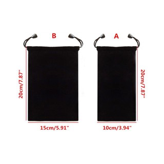 Black Velvet Tarots Card Storage Bag Board Game Accessories Dice Drawstring Bags