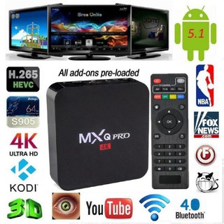 【zhongling】MXQ PRO 5G 4K Network Player Set-top Box Home Remote Control Box Smart Media