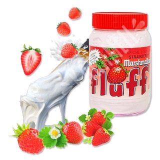 Marshmallow de Colher Fluff sabor Morango - Importado EUA
