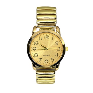 Relógio de pulso Feminino Quartz Pulseira Elástica analógico - Dourado/dourado