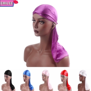 Emi Spandex Headband Headwear Sólida Unisex Acessórios Para O Cabelo Durag Cap Chapéu De Pirata / Multicolor (1)