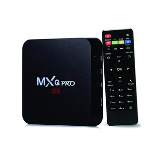 Tv Box Smart MXQ PRO 4K GB Ram 128GB Flash Wifi 2.4g e 5.0g - Placa Azul / Mini Teclado Wireless