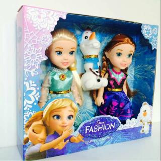 Frozen Elsa + Anna Princesa 7 "Figuras De Aniversário Boneca Playset Toy