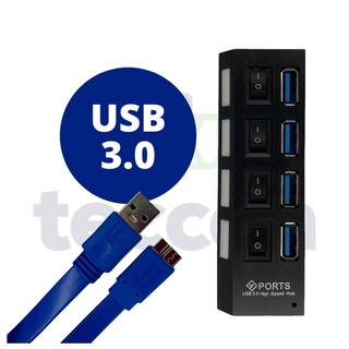 HUB USB 3.0 com 4 portas suporta até 1TB