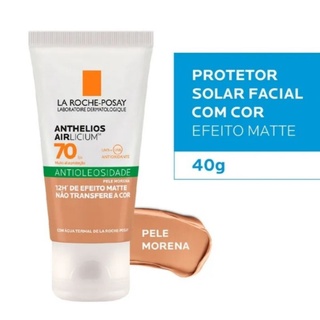 Protetor Solar Facial Antioleosidade FPS70 40g Pele Morena La Roche Posay