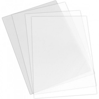 100 Folhas De Acetato Cristal Transparente A4 - 21x30 Cm espessura 0,20 mm ou 200 micras Plástico Pet