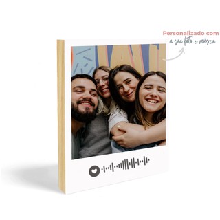 Polaroid de Mesa Personalizada - QR Spotify (2)
