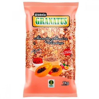 Granola Natus Mamão Ameixa e Linhaça Light 1kg (Com Gojiberry) (1)