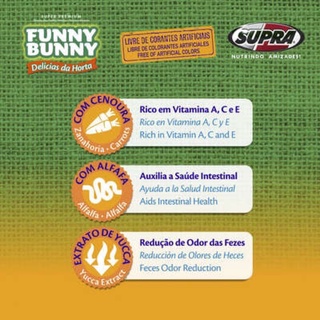 Ração Funny Bunny Delícias da Horta - 500gr (3)