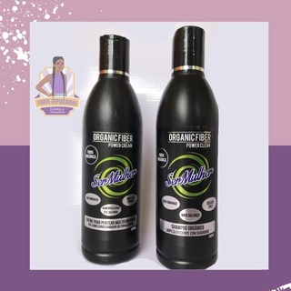 Shampoo ou Creme Para Fibra Orgânico Ser Mulher - Linha Organic Fiber